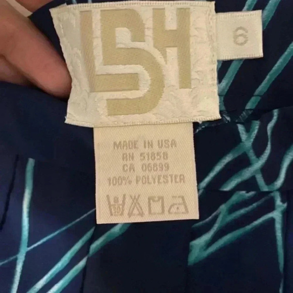 LBH Women’s Vintage Blue Tennis Pickleball Athletic Skirt - Picture 4 of 5